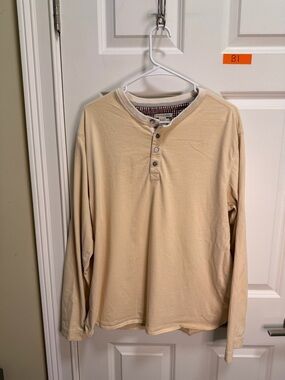 Mens Carbon2Cobalt Henley Shirt Long Sleeve